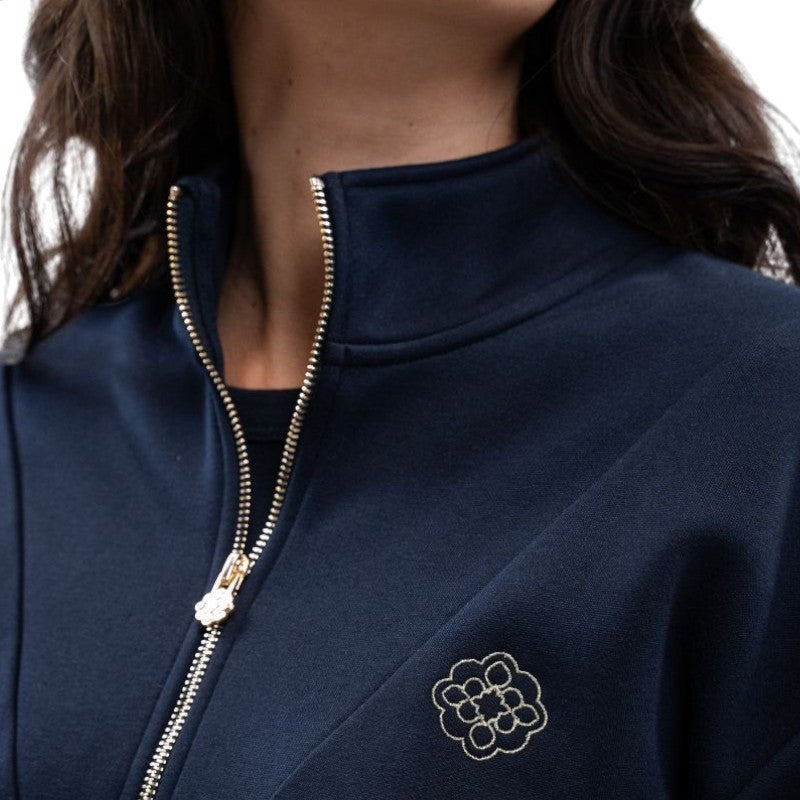 Harcour - Sweat à zip femme Louise marine Harcour x Versailles | - Ohlala
