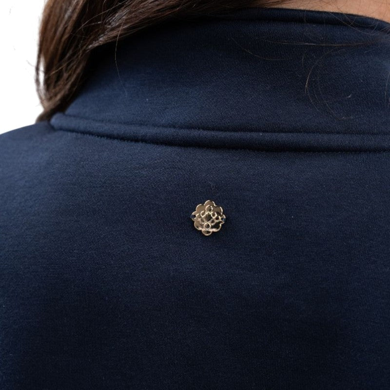 Harcour - Sweat à zip femme Louise marine Harcour x Versailles | - Ohlala