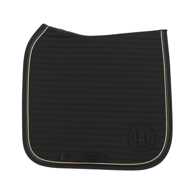 Harcour - Tapis de dressage Karembar noir/ gold | - Ohlala