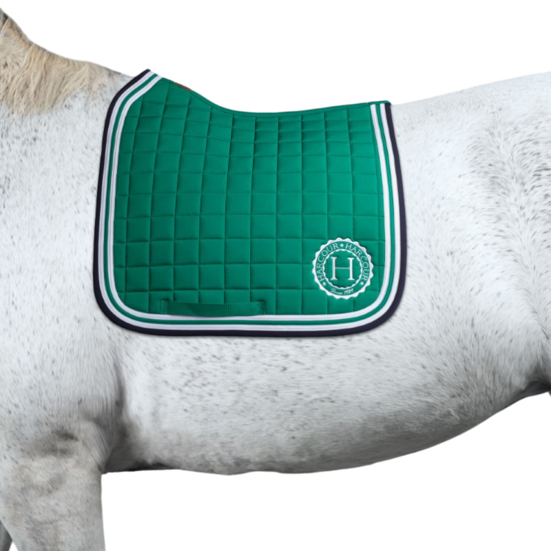 Harcour - Tapis de dressage Soft emerald green | - Ohlala