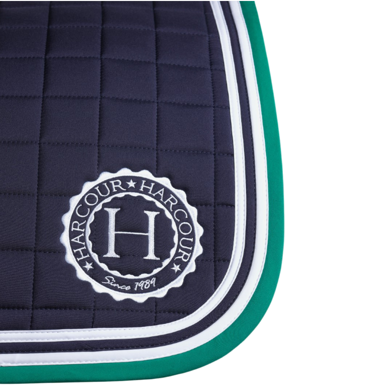 Harcour - Tapis de dressage Soft marine/ emerald green | - Ohlala