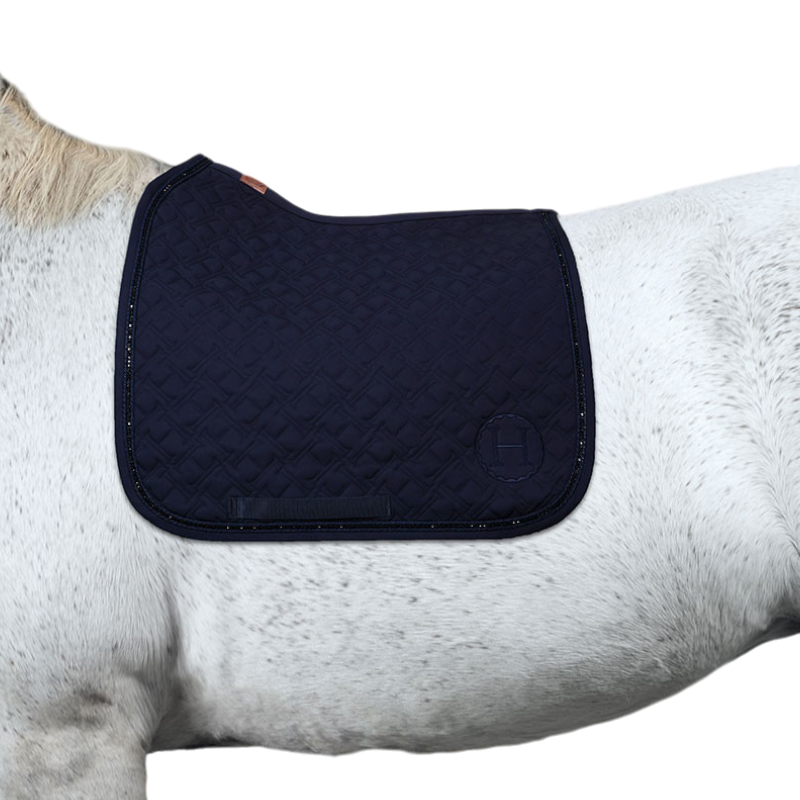 Harcour - Tapis de dressage Saphir marine | - Ohlala