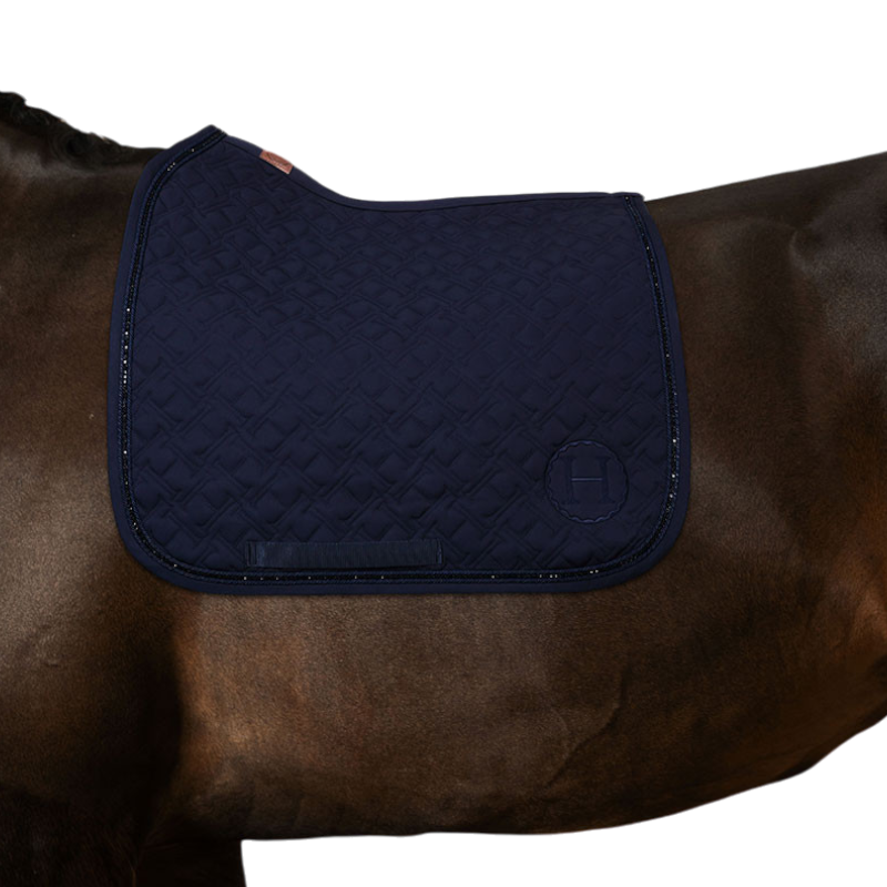 Harcour - Tapis de dressage Saphir marine | - Ohlala