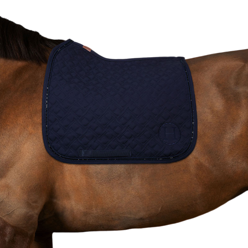 Harcour - Tapis de dressage Saphir marine | - Ohlala