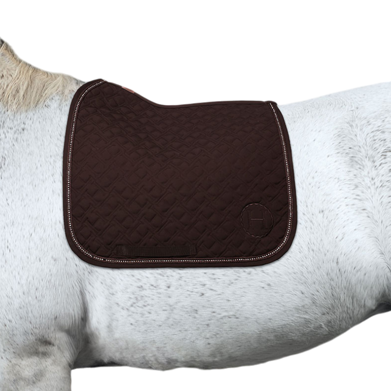 Harcour - Tapis de dressage Saphir marron foncé | - Ohlala