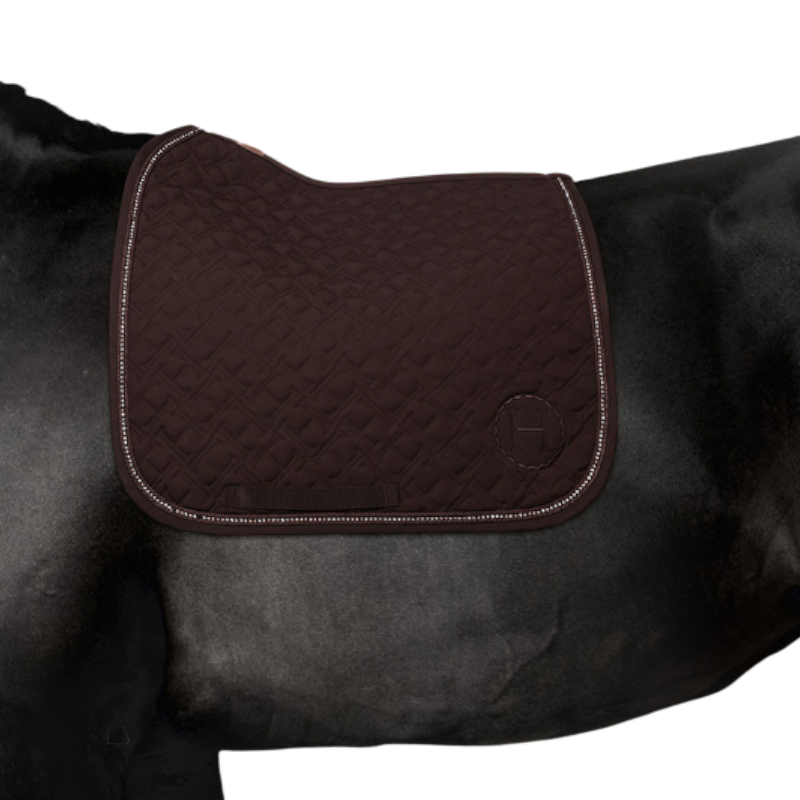 Harcour - Tapis de dressage Saphir marron foncé | - Ohlala