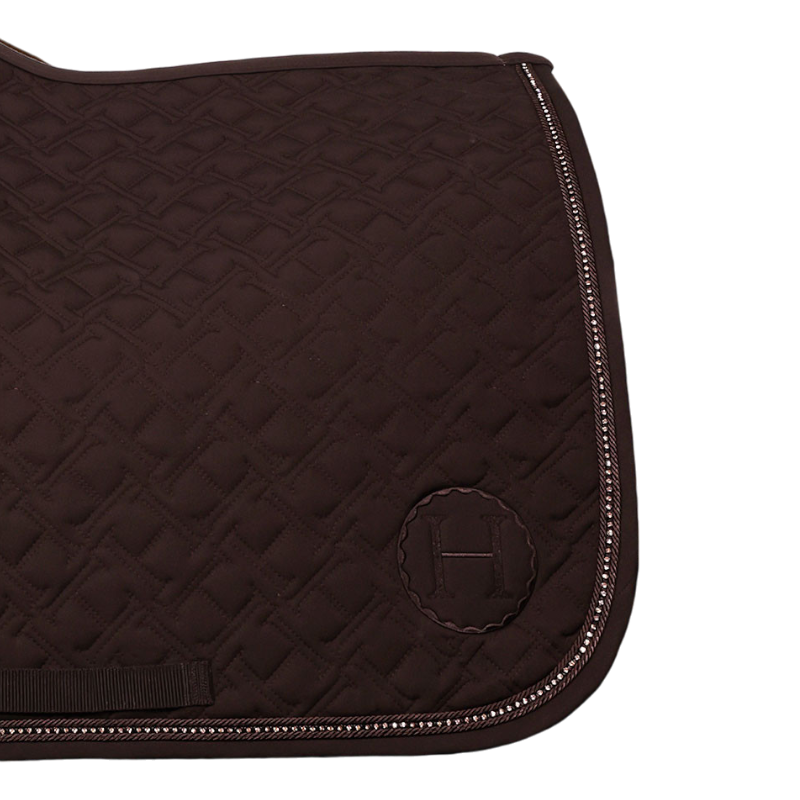 Harcour - Tapis de dressage Saphir marron foncé | - Ohlala