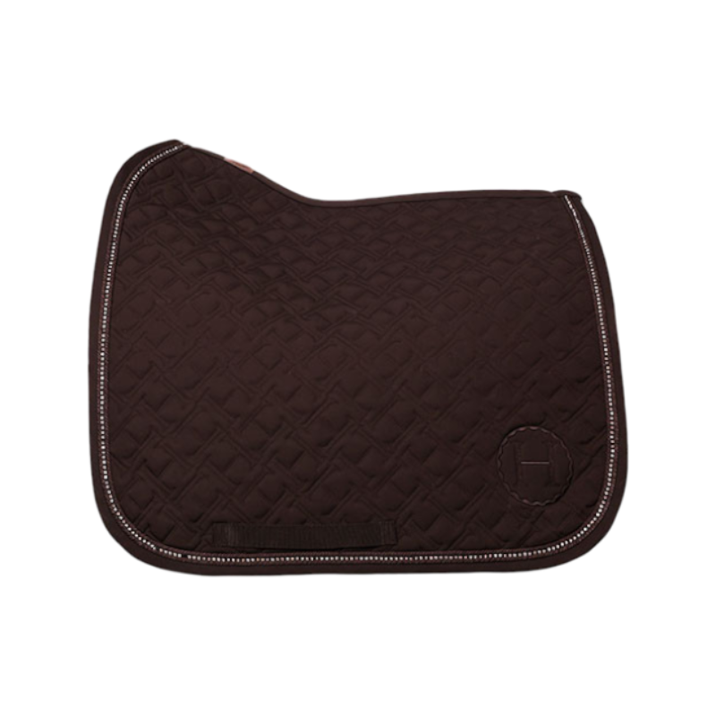 Harcour - Tapis de dressage Saphir marron foncé | - Ohlala