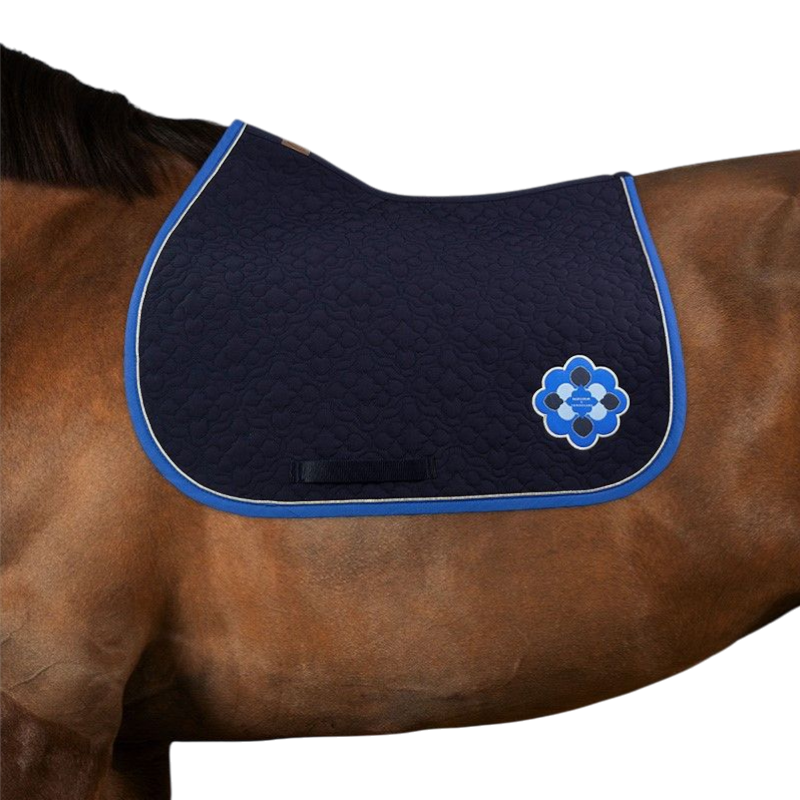 Harcour - Tapis de selle Charles marine Harcour x Versailles | - Ohlala