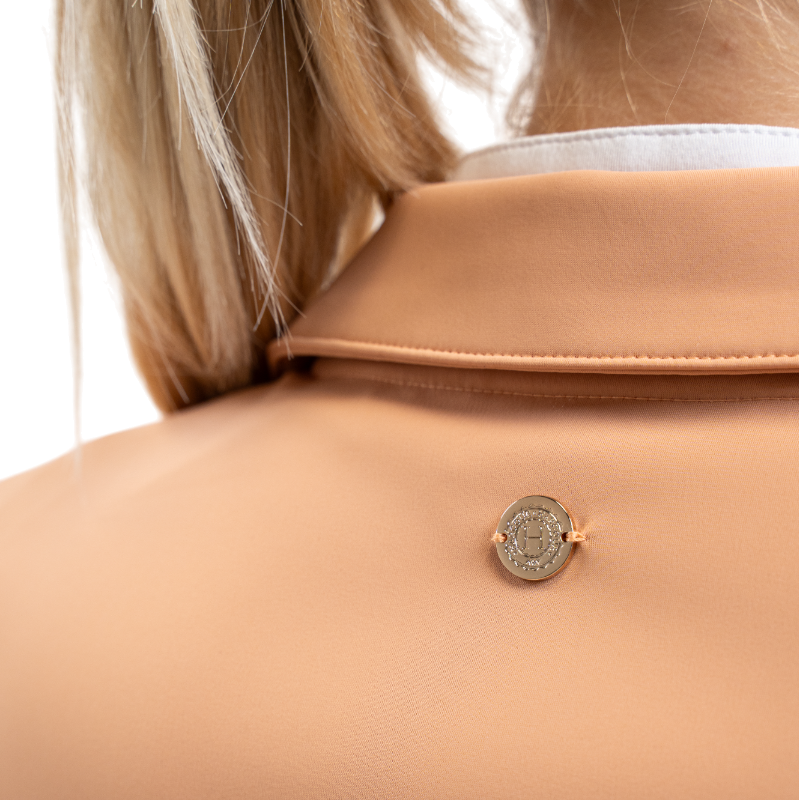 Harcour - Veste de concours femme Jismy abricot | - Ohlala