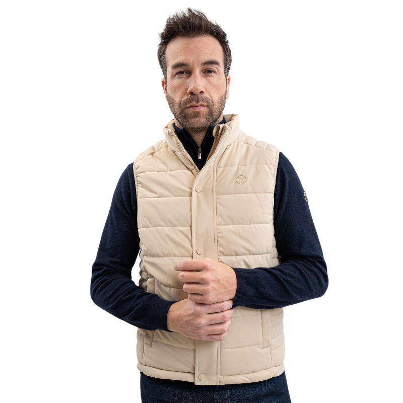 Harcour - Veste sans manches homme Boston lin | - Ohlala