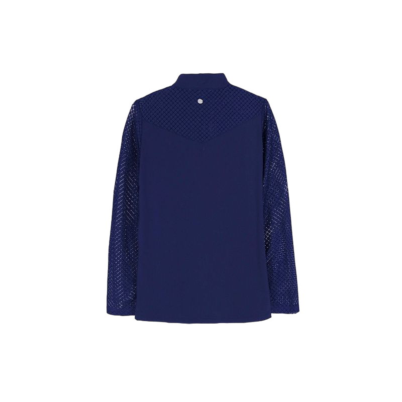 Harcour - Chemise femme Shami marine | - Ohlala