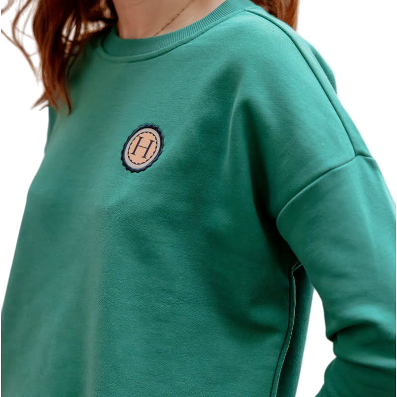 Harcour - Sweat manches longues femme Santana emerald green | - Ohlala