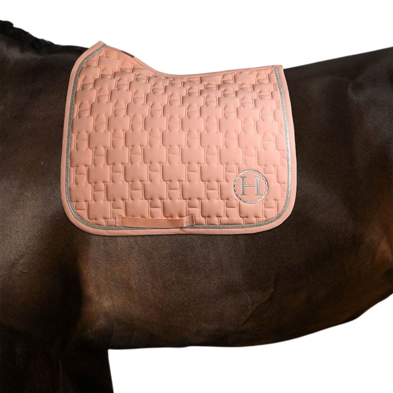 Harcour - Tapis de dressage Sirnali abricot | - Ohlala