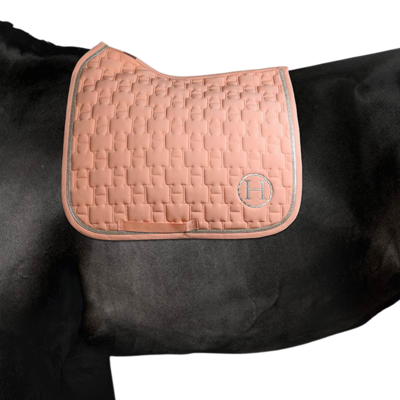 Harcour - Tapis de dressage Sirnali abricot | - Ohlala