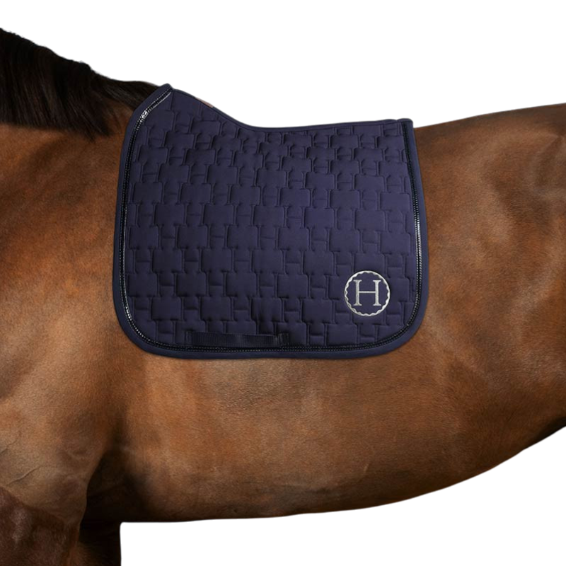 Harcour - Tapis de dressage Sirnali marine | - Ohlala