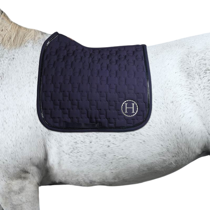 Harcour - Tapis de dressage Sirnali marine | - Ohlala