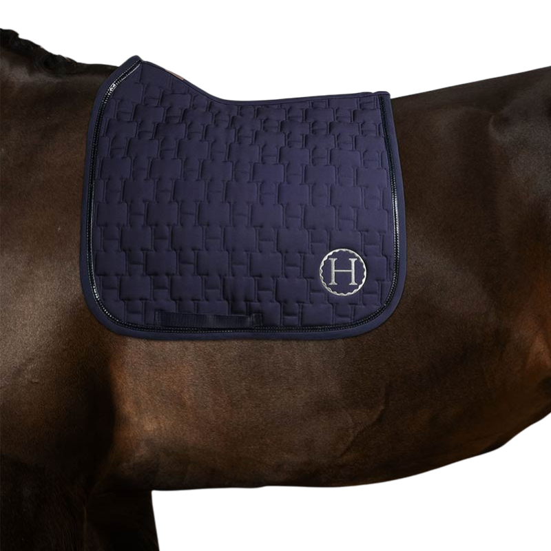 Harcour - Tapis de dressage Sirnali marine | - Ohlala