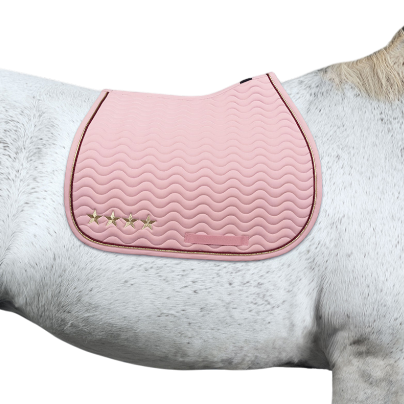 Harcour - Tapis de selle Arkana Star pivoine | - Ohlala