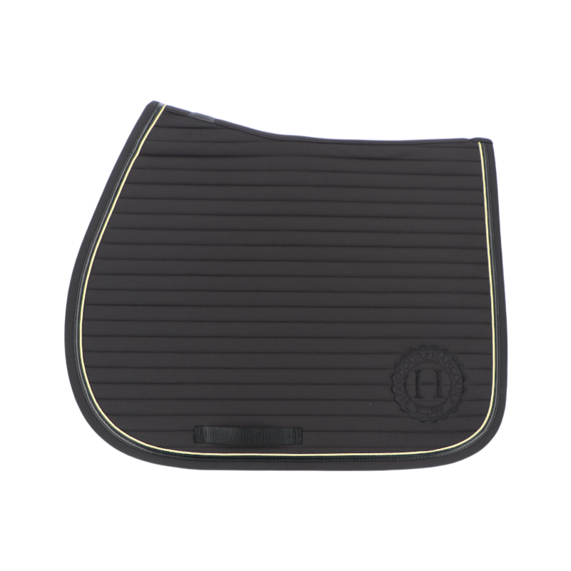 Harcour - Tapis de selle Karembar noir/ gold | - Ohlala