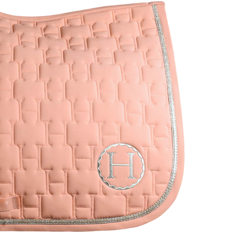 Harcour - Tapis de selle Sirnali abricot | - Ohlala