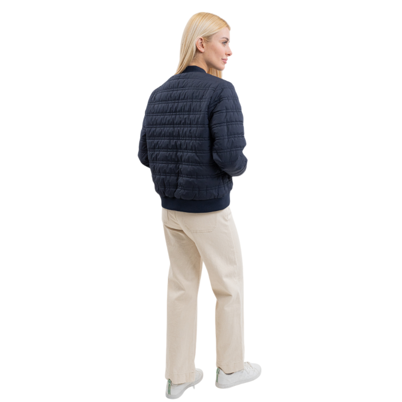 Harcour - Veste bombers femme Boecia marine | - Ohlala