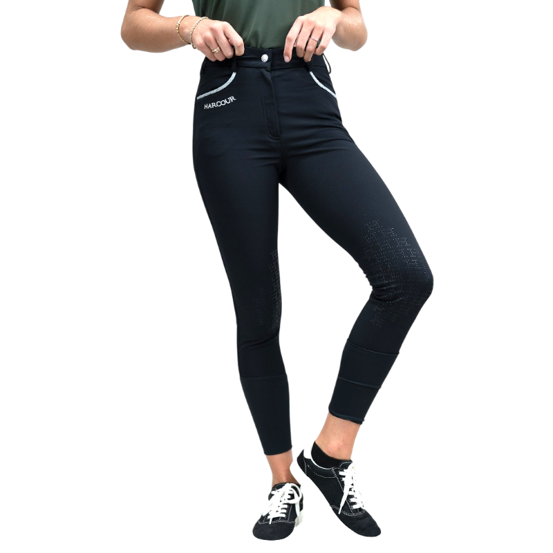 Harcour - Pantalon d'équitation femme Jaltika noir | - Ohlala