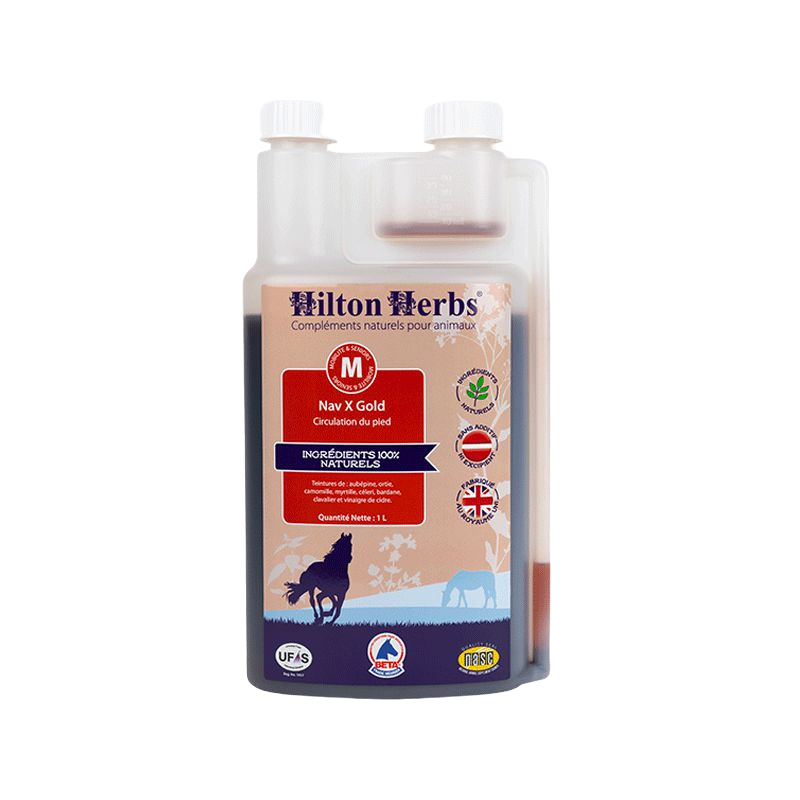 Hilton Herbs - Complément alimentaire Fourbure & Naviculaire nav x gold | - Ohlala