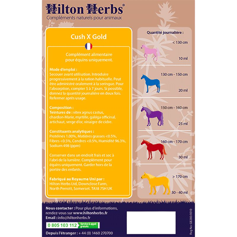 Hilton Herbs - Complément alimentaire Syndrome de Cushing Cush-X gold | - Ohlala