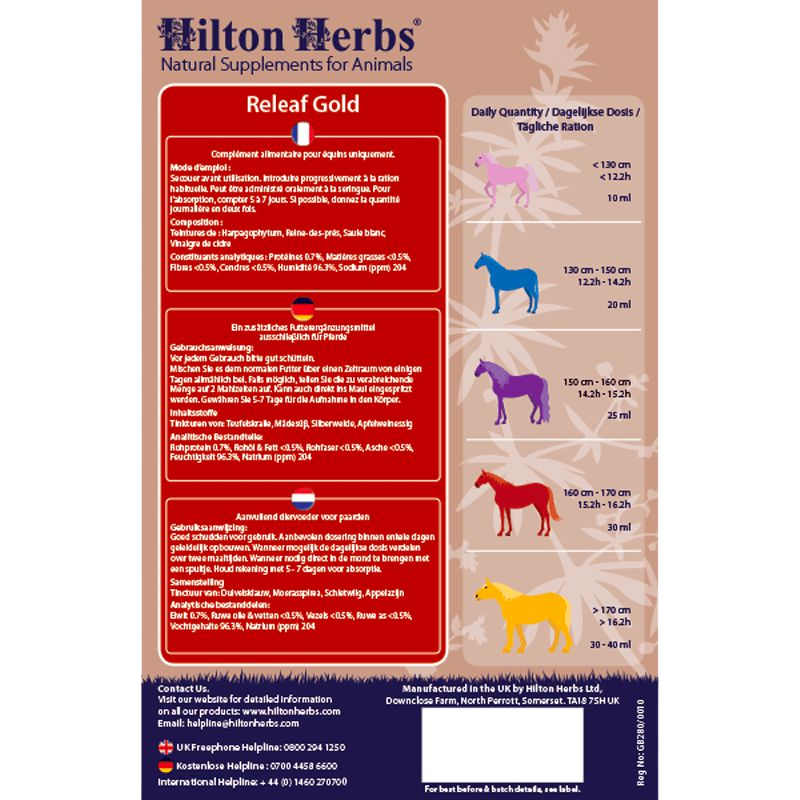 Hilton Herbs - Complément alimentaire l'anti-inflammatoire Releaf gold | - Ohlala