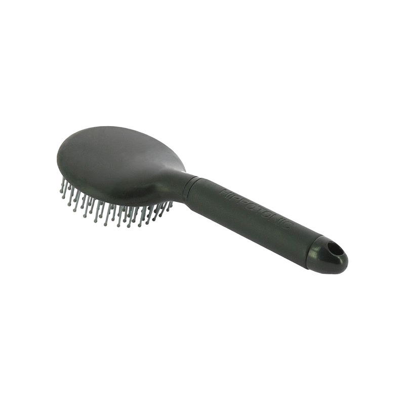 Hippotonic - Brosse à crinière soft noir | - Ohlala