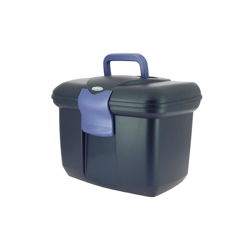 Hippotonic - Coffre de pansage bleu nuit | - Ohlala