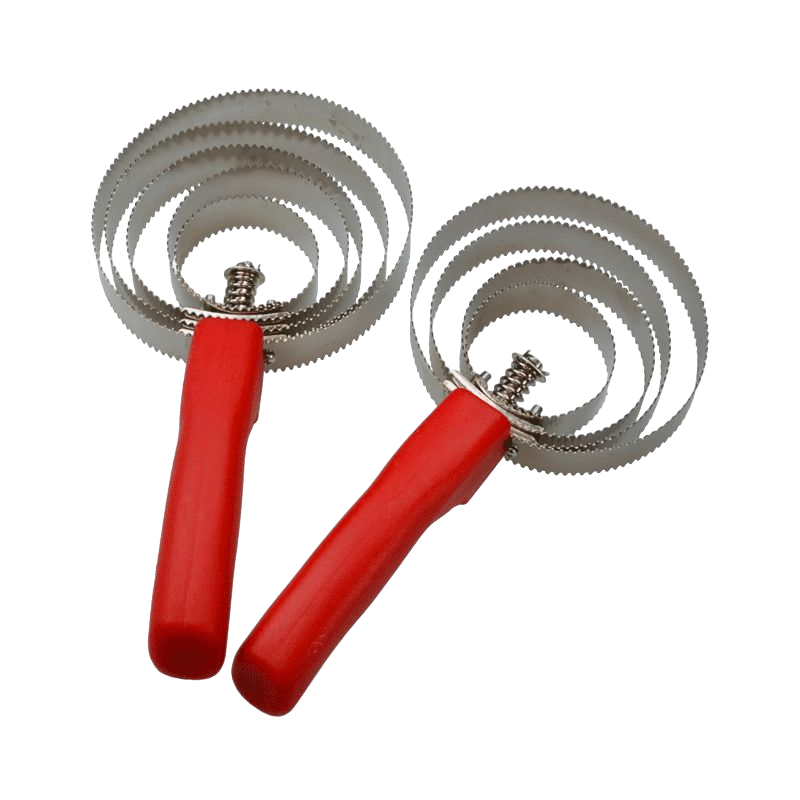 Hippotonic - Etrille américaine métallique ronde rouge | - Ohlala