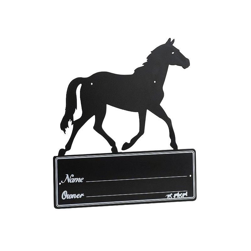 Hippotonic - Plaque box silhouette chevaux | - Ohlala