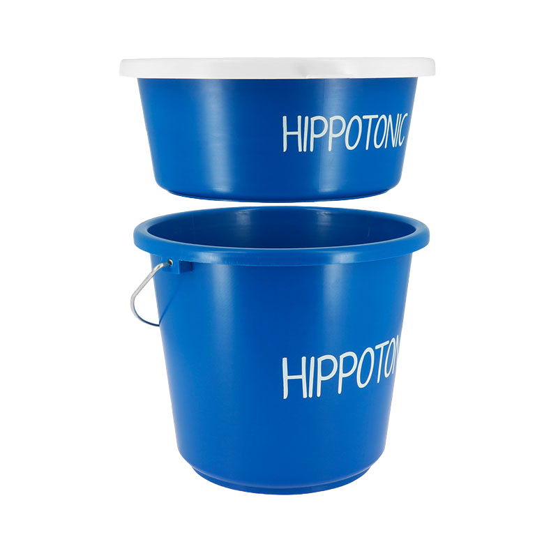 Hippotonic - Seau écurie bleu 12L | - Ohlala