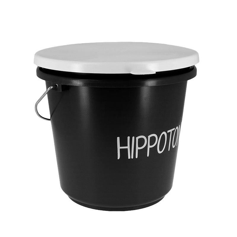 Hippotonic - Seau écurie noir 12L | - Ohlala