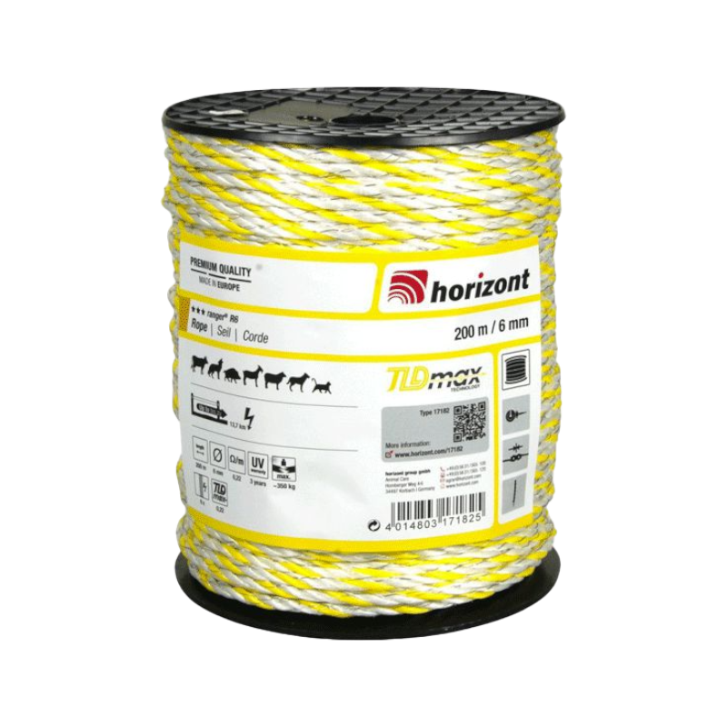 Horizont - Cordon Ranger blanc/ jaune 200 m | - Ohlala