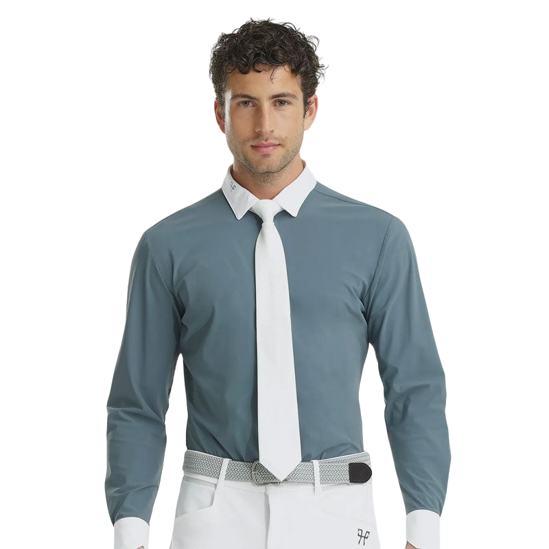 Horse Pilot - Chemise manches longues homme Aerolight cloudy blue | - Ohlala