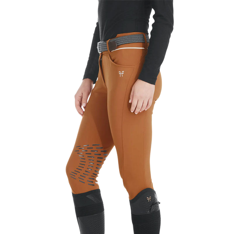 Horse Pilot - Pantalon d'équitation femme X-Design gold brown | - Ohlala