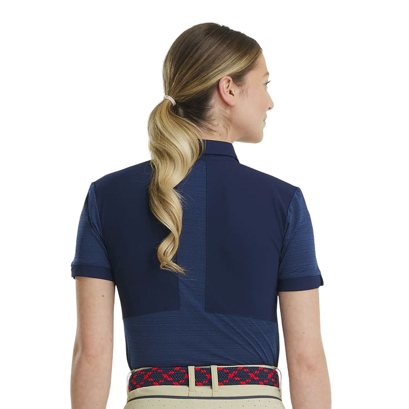 Horse Pilot - Polo d'équitation femme Aeromesh marine | - Ohlala