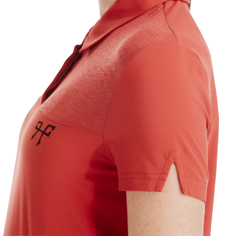 Horse Pilot - Polo manches courtes femme Ariia terracotta | - Ohlala