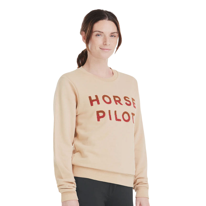 Horse Pilot - Pull femme Team sand | - Ohlala