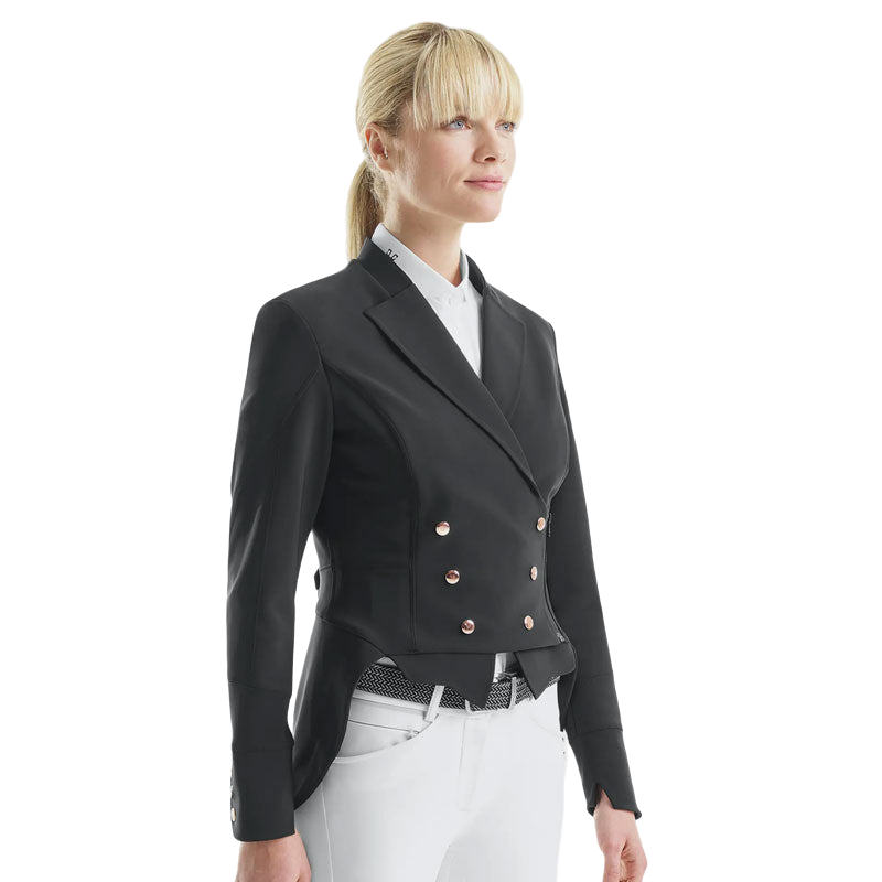 Horse Pilot - Veste de concours de dressage courte femme Mini frac noir | - Ohlala