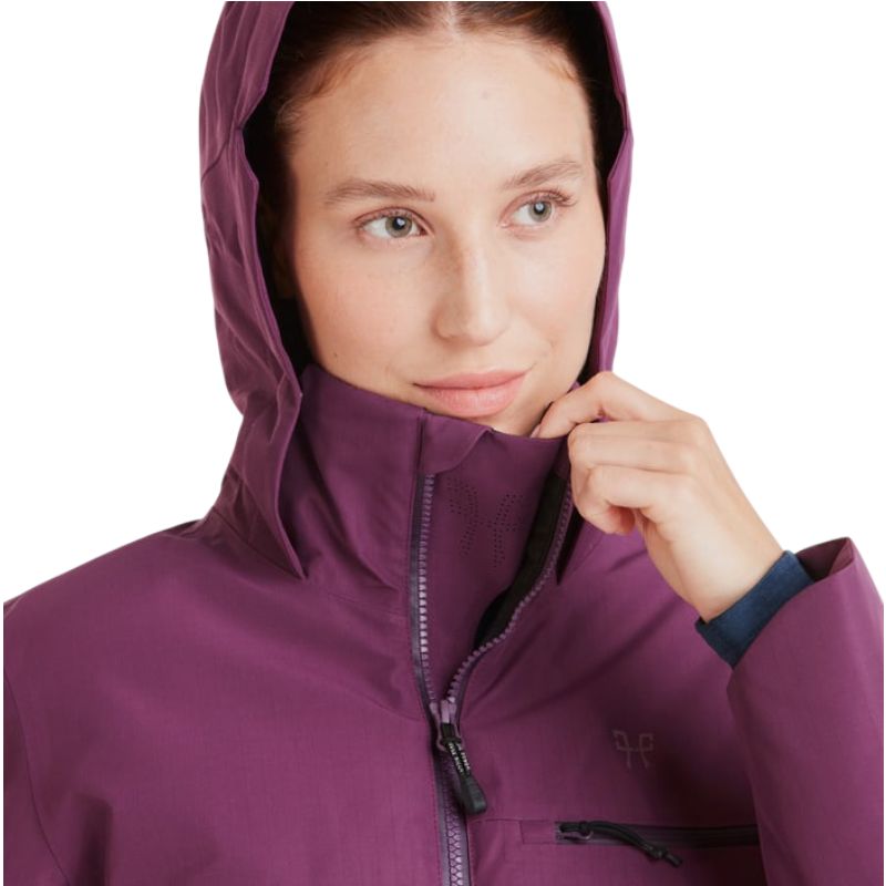 Horse Pilot - Manteau manches longues femme Essential dark purple | - Ohlala