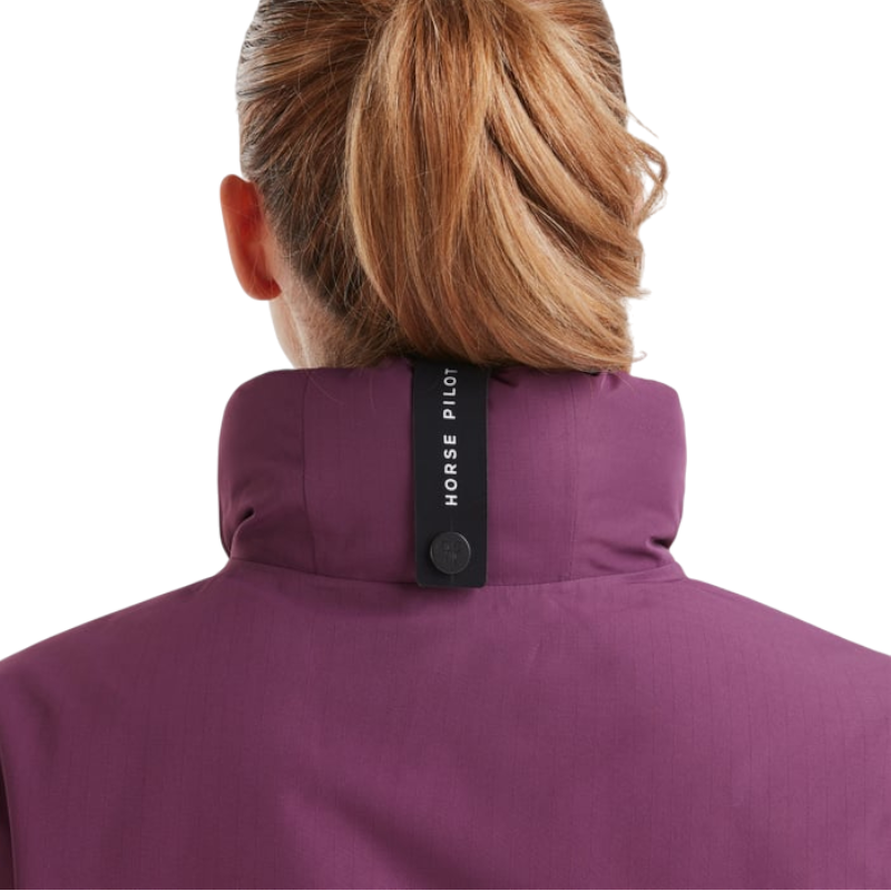 Horse Pilot - Manteau manches longues femme Essential dark purple | - Ohlala