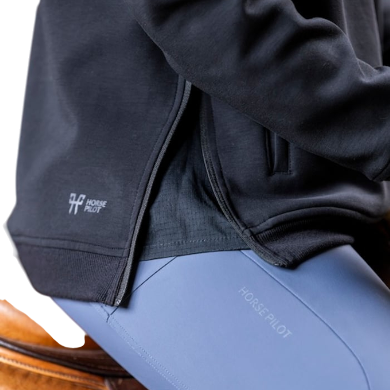 Horse Pilot - Sweat à capuche femme Team noir | - Ohlala
