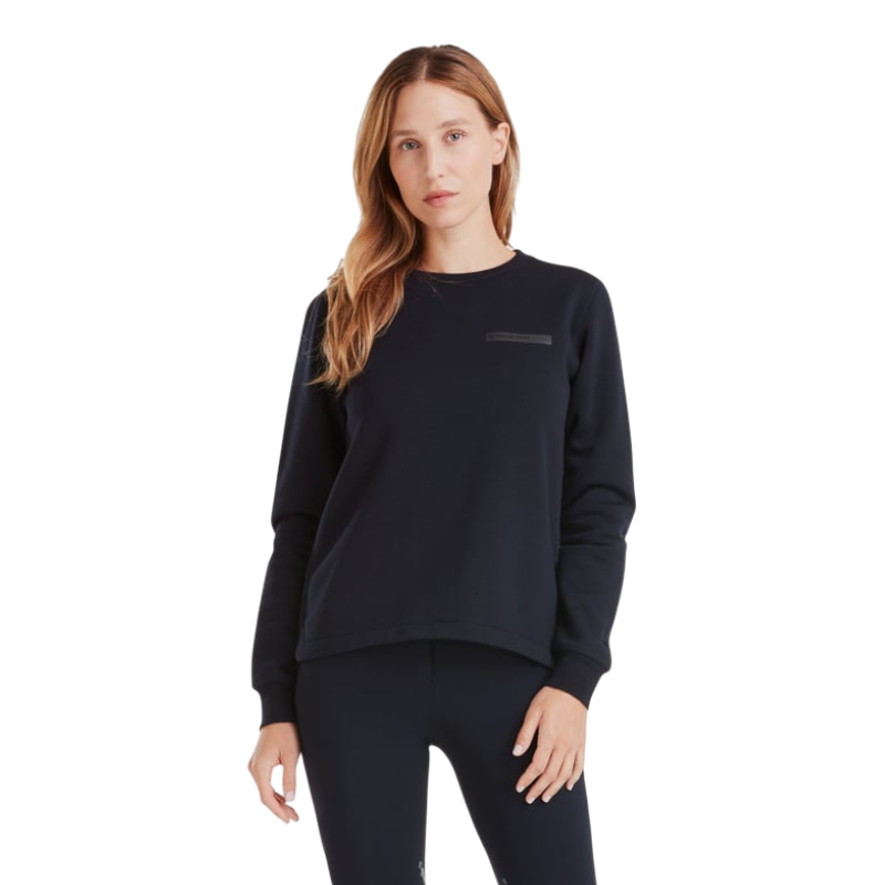 Horse Pilot - Sweat manches longues femme Merinos dark night | - Ohlala