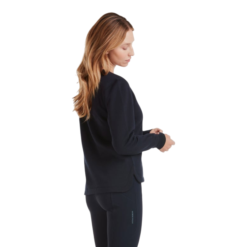 Horse Pilot - Sweat manches longues femme Merinos dark night | - Ohlala