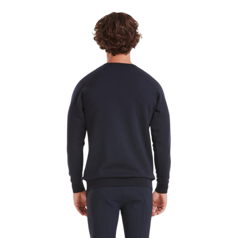 Horse Pilot - Sweat manches longues homme Merinos dark night | - Ohlala