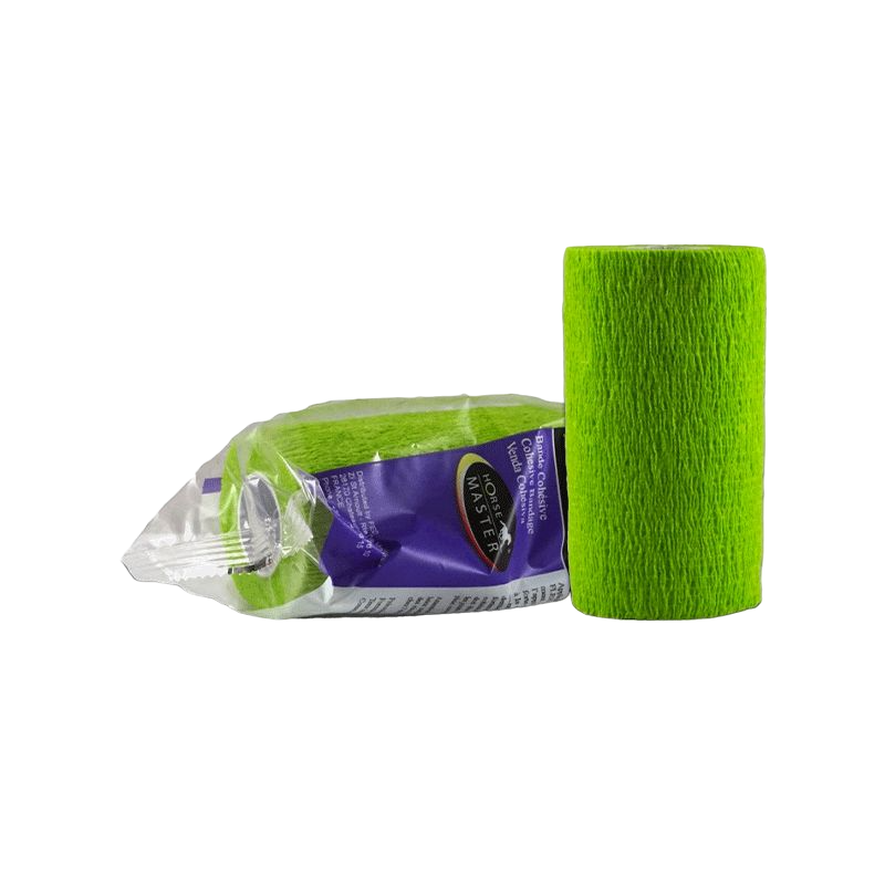 Horse Master - Bande de soin cohésive élastique multi-usage Flex'on vert citron | - Ohlala